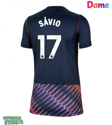 Tottenham Hotspur Savio #17 Replika Udebanetrøje Dame 2026-27 Kortærmet